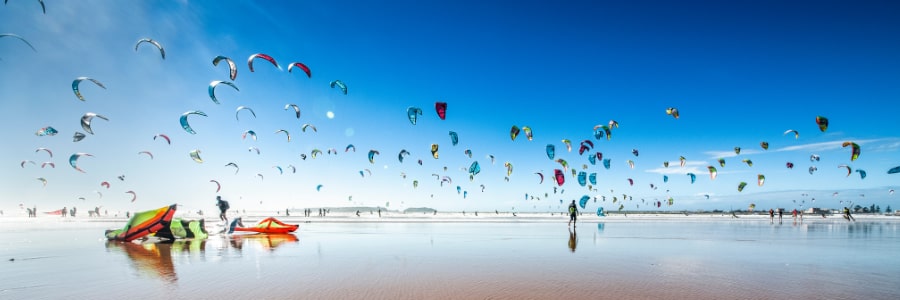 Kitesurfing