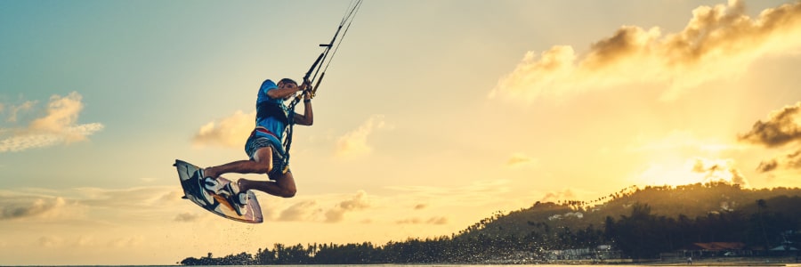 Kitesurfing Jumps